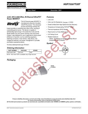 HUF75307D3 datasheet  